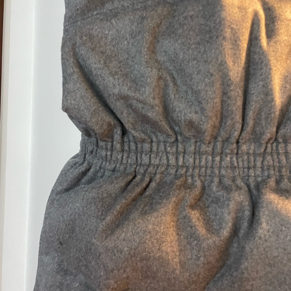 Prada Charcoal Grey Quilted Sleeveless Puffer Vest with Belt - Picture 6 of 11